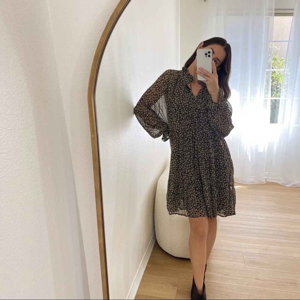 LAST • Sweet Fling Floral Tiered Swing Dress